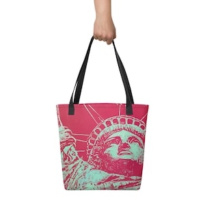 Sac fourre-tout Statue de la liberté, sac New York City, sac d'art américain, cabas patriotiques, sac de marché, sac à provisions, sac de livre, sac à bandoulière