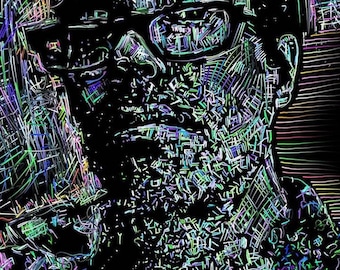 Digital Art from Photo, CUSTOM Sketch Illustration, Couple Portrait by Matt Pecson Best Selling Items Personalized Gift