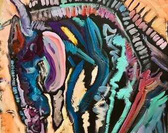 Horse Art Canvas by Matt Pecson MADE TO ORDER  Farmhouse Decor Best Selling Items Equestrian Gifts Horse Gifts