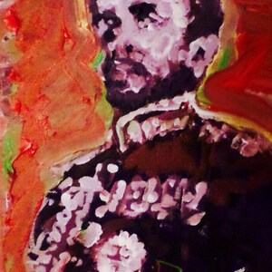 Emperor Haile Selassie Original Wall Art Painting on Canvas by Matt Pecson MADE TO ORDER African Art Ethiopian Art Rastafari Room Decor