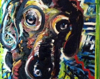 CUSTOM Pet Portrait by Matt Pecson Custom Painting Dog Portrait Cat Portrait Gift for Men Gift for Women