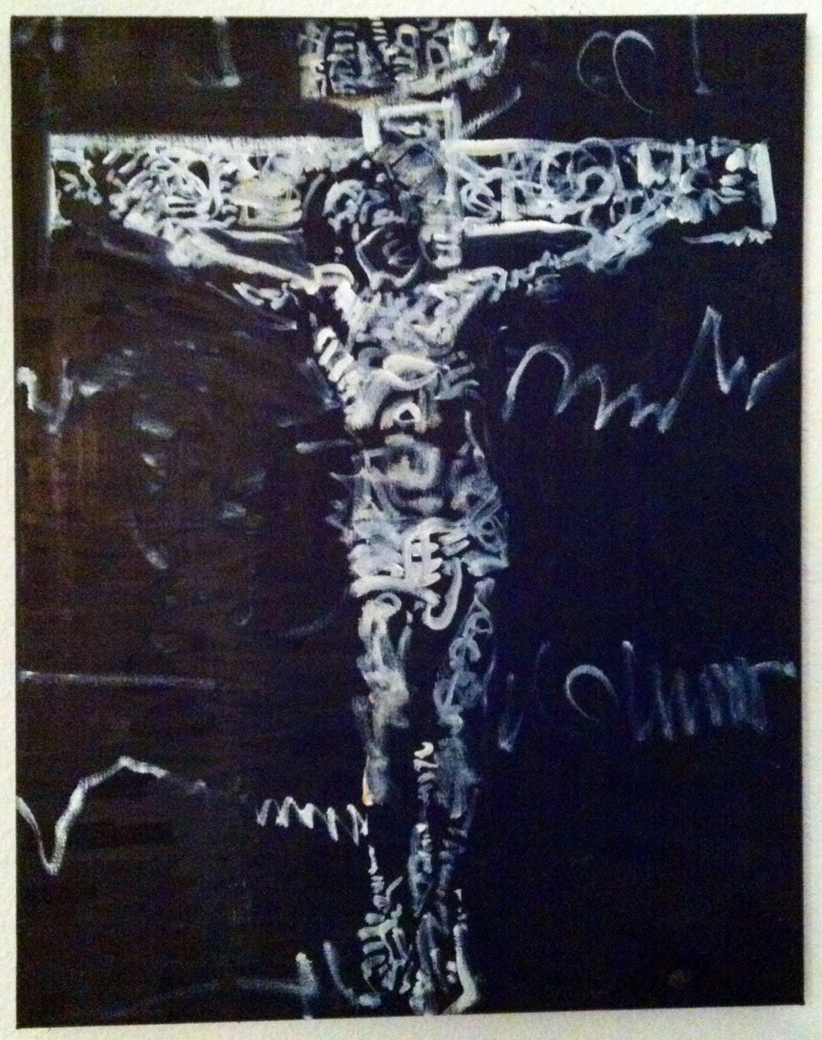 Religious Wall Art Jesus Christ Painting by Matt Pecson Christian Wall Art  Christian Gifts Crucifix MADE TO ORDER - Etsy, image size:1186x1500