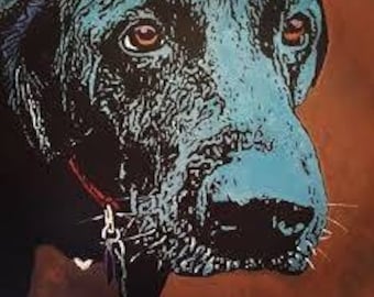 CUSTOM Pet Portrait by Matt Pecson Dog Portrait Personalized Gifts Best Selling Items