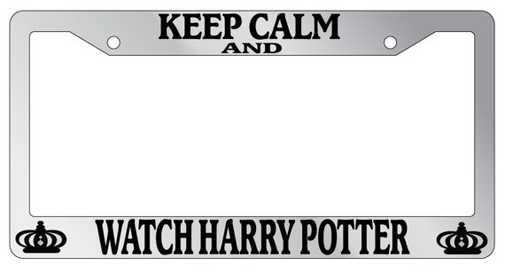Chrome License Plate Frame Keep Calm And There Can Only Be One Auto Accessory