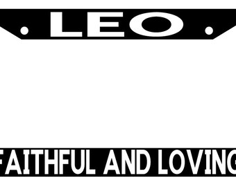 Chrome License Plate Frame Auto Accessory It's A Leo Thing Chrome License Plate Frame Auto Accessory It's A Leo Thing