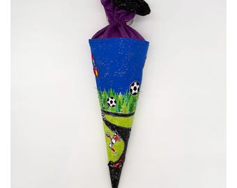 24" Fabric Soccer, Race Car and Rocket ship Back to School Bag