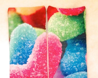 Sour Gummy Socks | Sour Patch Socks | Candy Socks | Birthday Socks | Colorful Socks