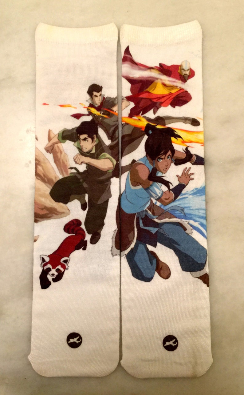 Korra Socks Avatar Last Airbender Avatar Apparel image 1