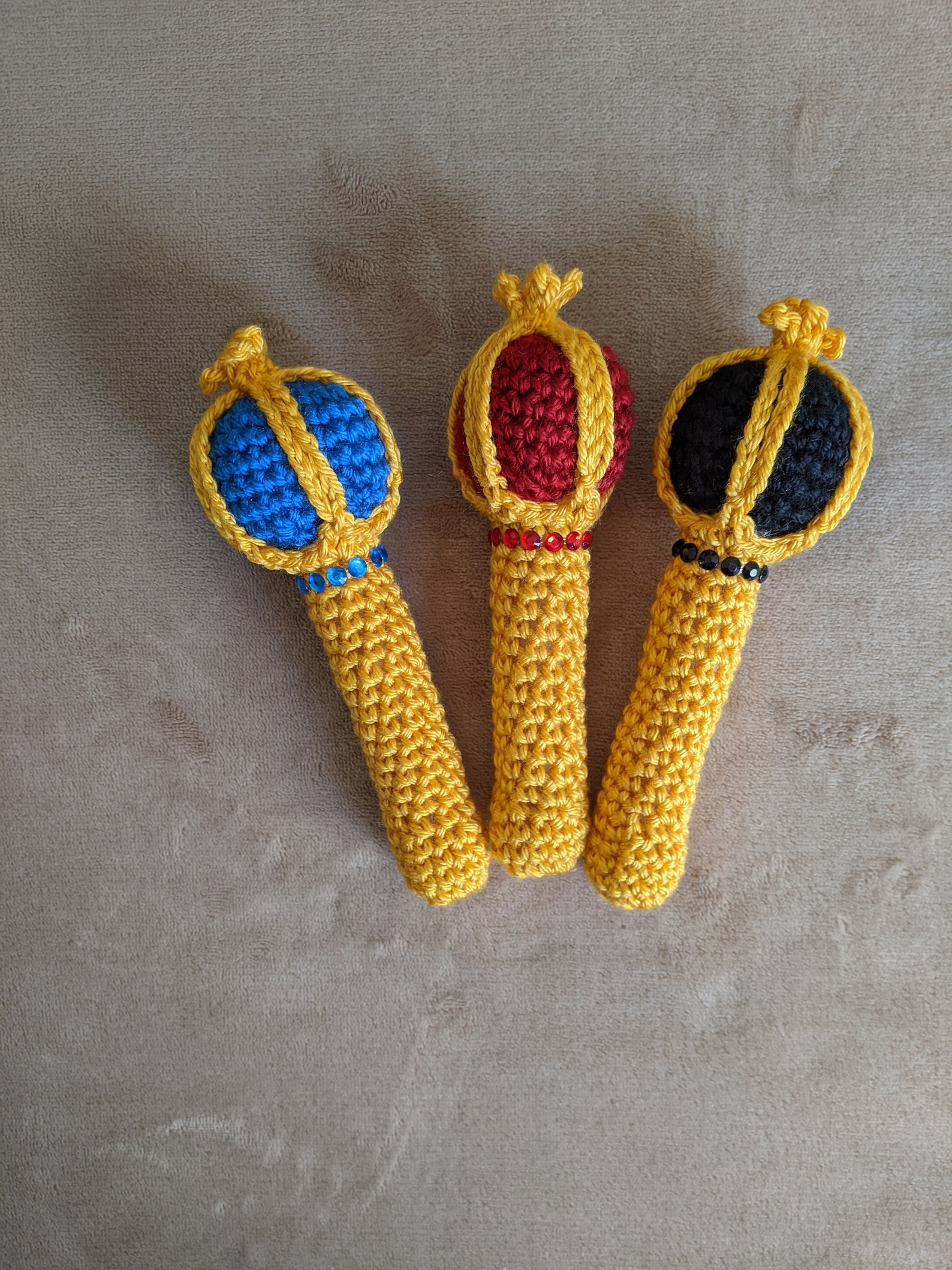 Crochet Scepter Baby Toy Scepter Gift Baby Shower Gift Etsy