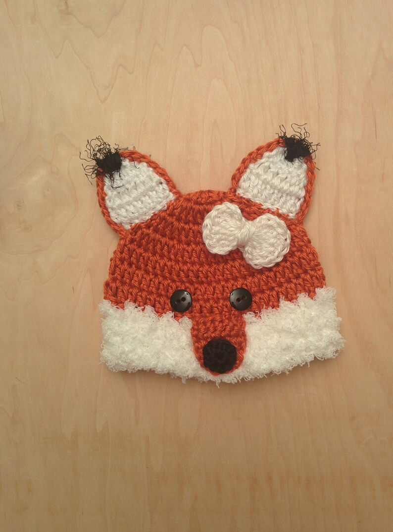 Crochet Baby Fox Set Hat Diaper Cover and Booties Set for Etsy