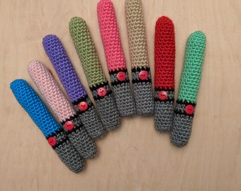Crochet saber, Baby toy saber, Toddler toy saber, Gift, Your color choice, Size:  length 6"-6.5"