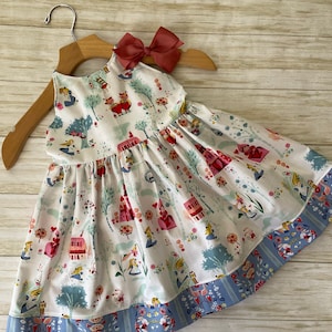Alice, Down the Rabbit Hole, Girls Dress, 6mth-8yrs