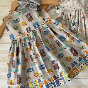 Toy Story inspired baby/toddler/girls dress, Sundress
