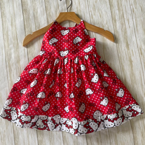 Hello Kitty Baby/Toddler/Girls Dress, 6mth-size 8