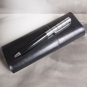 Personalized leather pen case for men, Fountain pen, Fountain pen sleeve, Fountain pen holder, 2 pen case, Christmas gift for him