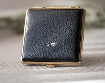 Estuche para padrinos de boda, Estuche para cigarrillos personalizado con nombre, Estuche de lujo para cigarrillos, Estuche personalizado para cigarrillos, Estuche de viaje de cuero para cigarrillos