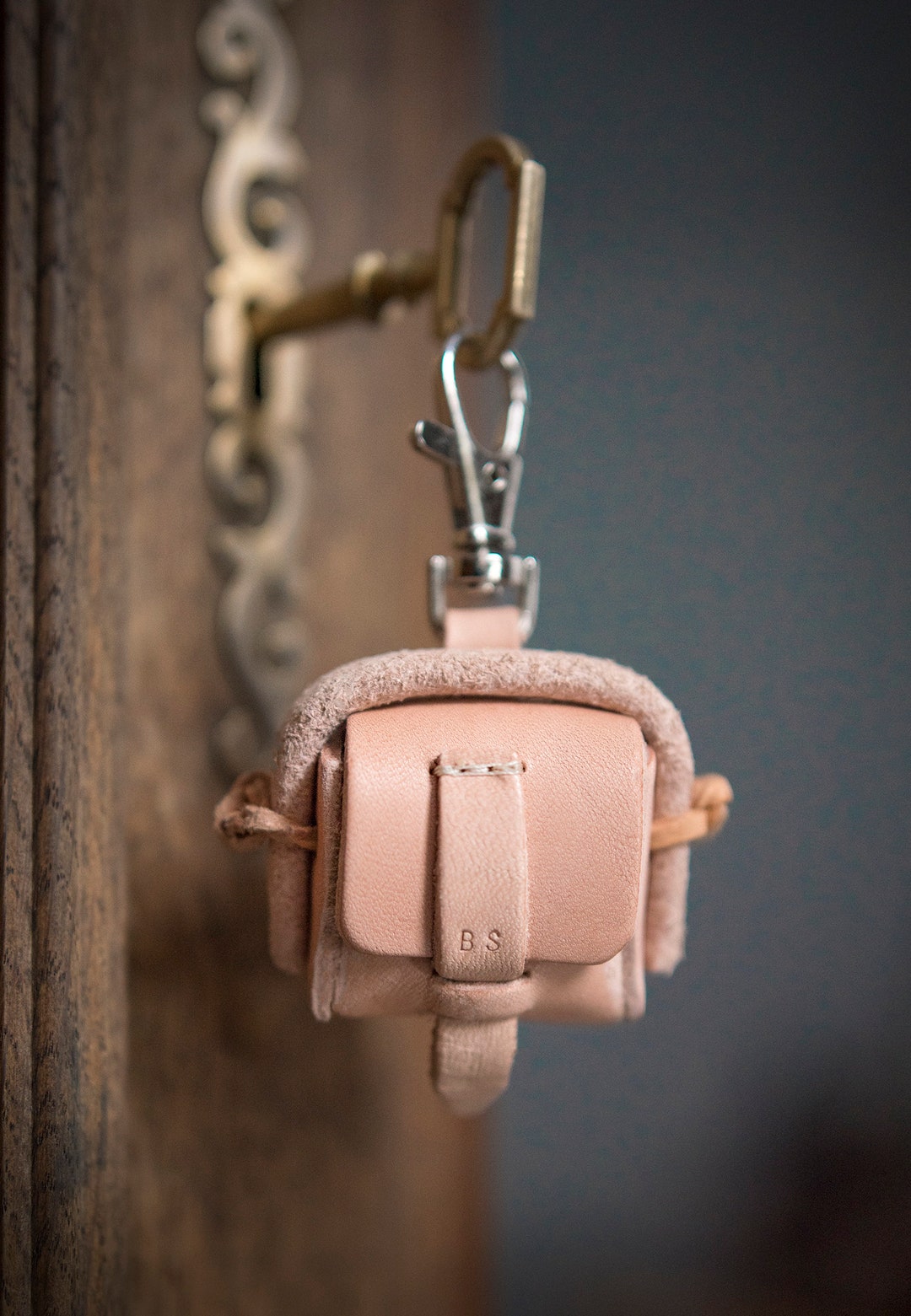 Keychain Backpack for Amulets With Opening Flap, Personalized Key Car ...