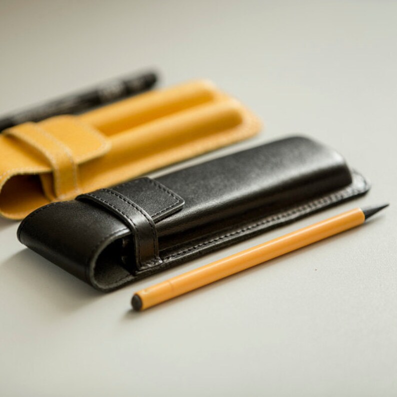 Personalized Leather Pen Case for Husband. 50th Anniversary Etsy