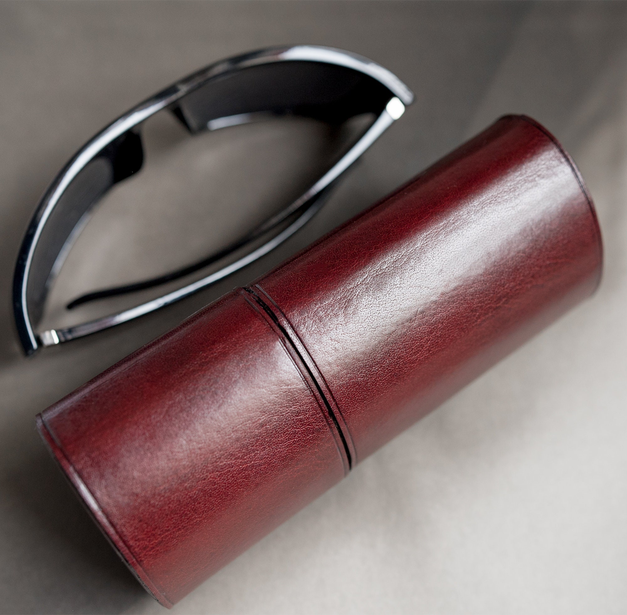 Personalized glasses case men leather sunglasses case Etsy Polska