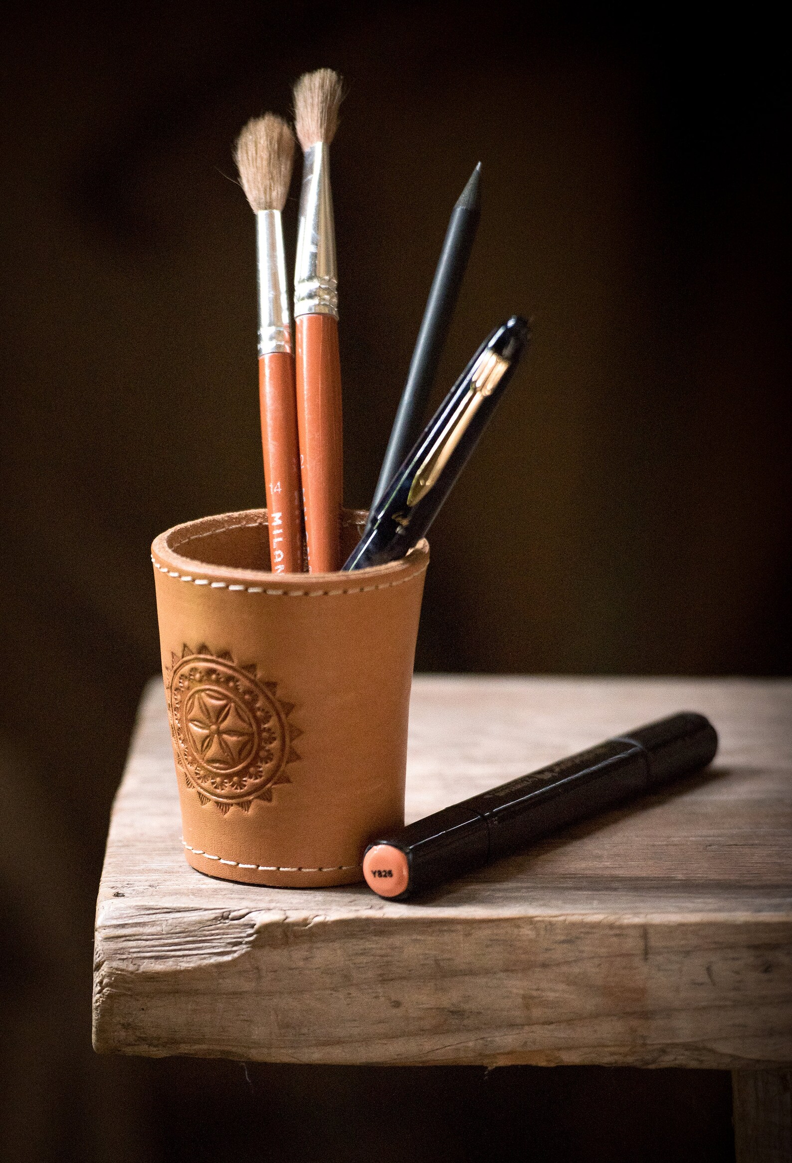 Pen Holder Pencil Cup Pencil Holder Brush Holder Makeup Etsy