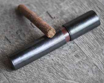 Sigarenkoker gepersonaliseerd cadeau voor man, sigarenkoffer cadeau voor vader, opbergkoker voor sigaren, accessoires sigarenkoker, sigarenhouder cadeau voor hem