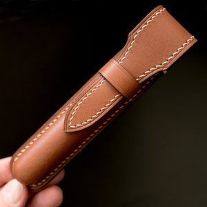Custodia portapenne in pelle per lui, portapenne stilografiche per il capo, custodia portapenne di lusso, regalo di lavoro per il procuratore generale, custodia portapenne, regalo per avvocato
