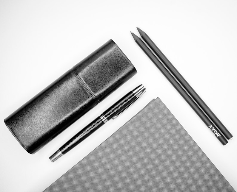 Personalized Pen Case Fountain Pen Case for Him Leather Etsy