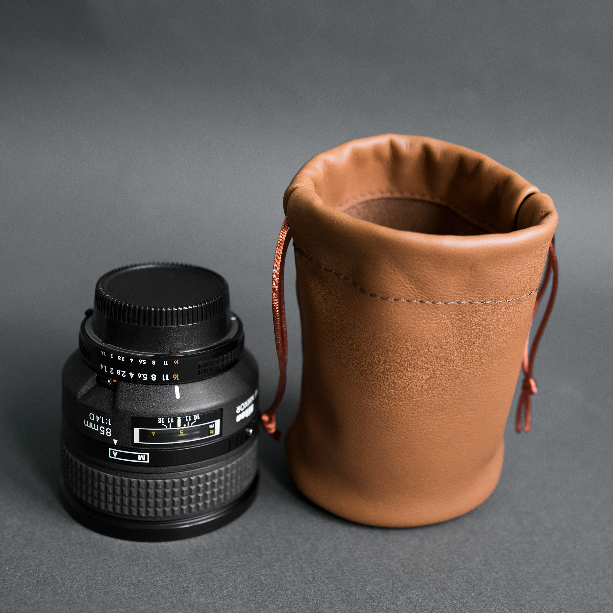 Camera lens case leather bag Lens pouch Lens purse Etsy