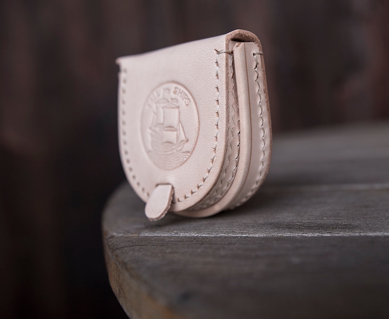 Cartera de piel personalizada, cartera pequeña de piel, cartera grabada, complementos de piel para él, monedero, cartera unisex, cartera personalizada. imagen 1
