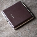 Engraved cigarette case, Custom slim cigarette case, Double sided cigarette pouch, Personalized  pocket cigarette case, Cigarette holder product logo