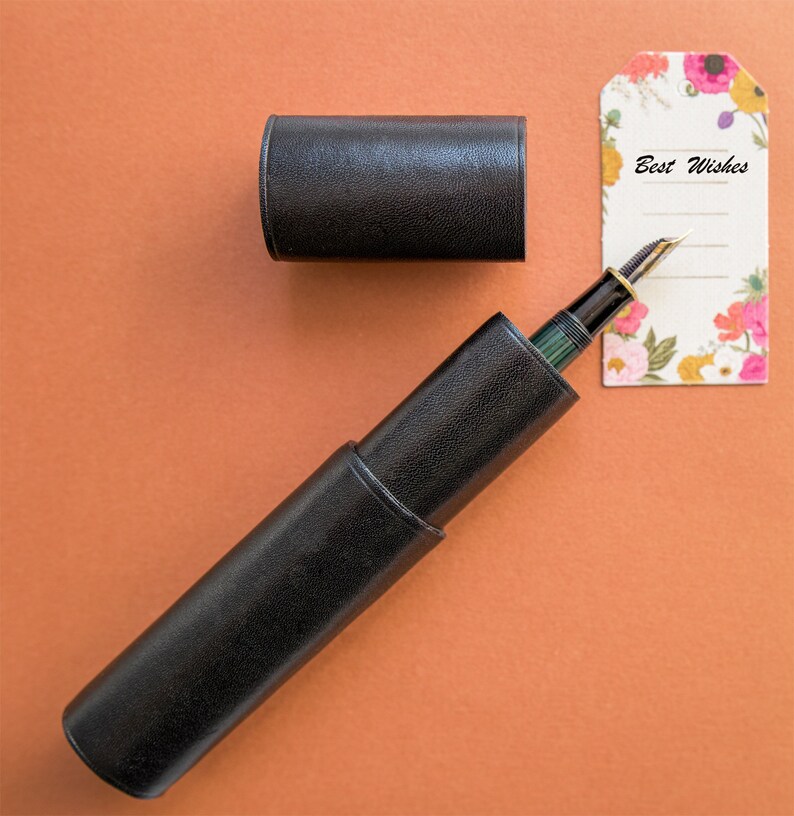 Fountain Pen Holder Personalized Gifts for Dad Pen Sleeve Etsy