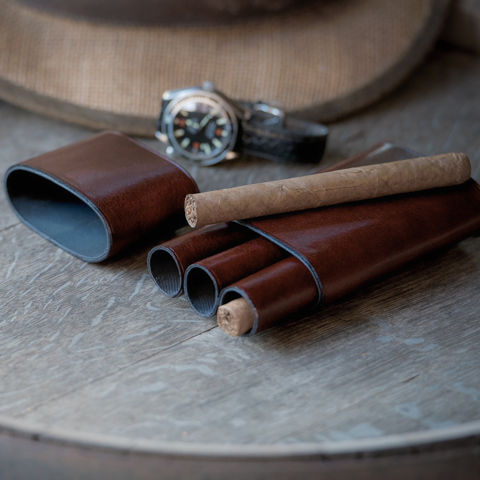 Travel Cigar Case Personalized Leather Cigar Case Cigar - Etsy