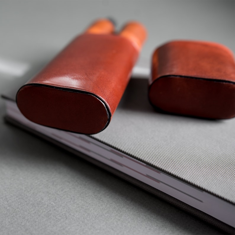 Large Leather Pen Case Fountain Pen Case for 2 Pens Pen Case Etsy Ireland