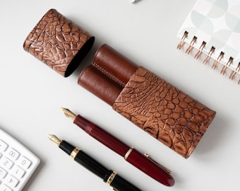 MONTBLANC フローレンス クロコダイルスタイル 一本差用 ペンケース モンブラン ペンケース フローレンス クロコダイル・スタイル ブラック