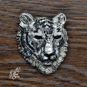 Sterling Silver Tiger Pendant Necklace