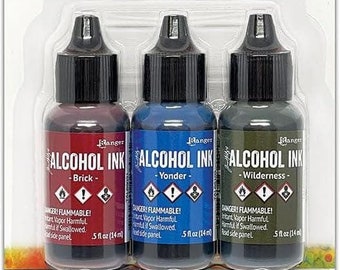 Tim Holtz Alcohol Ink 3pc Expedition