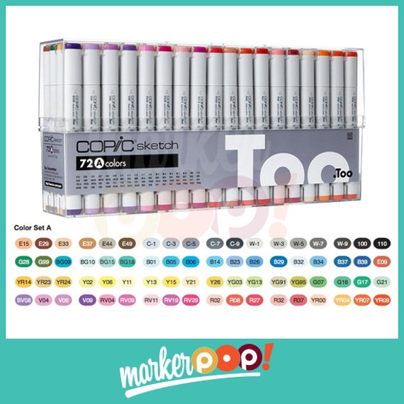 Copic Sketch Marker Set 72 Set