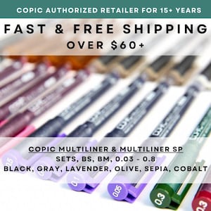COPIC Multiliners * Penna COPIC Multiliner - Rivenditore autorizzato negli Stati Uniti