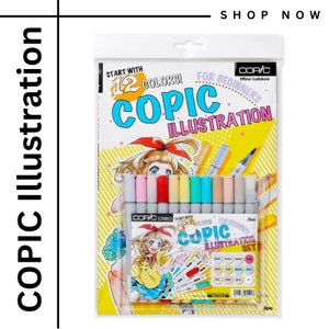 COPIC Ciao Marker Set 12pz 24pz 36pz 72pz Colori assortiti - Rivenditore autorizzato negli Stati Uniti