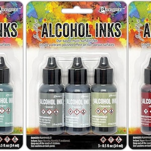 Tim Holtz Alkohol Ink Kit - Crossroads, Getaway und Entdeckungsreise - Juli 2024 Version Ranger Ink