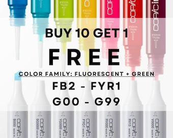 FB2 - G99 * COPIC Ink Refill Fluorescent + Green- U.S. Authorized Retailer