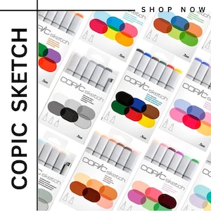 Marcador COPIC Sketch, 6 unidades: distribuidor autorizado en EE. UU.