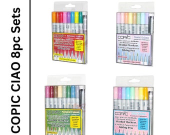 Copic Ciao Marker Set 8 Craft Set