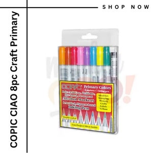 Juego de 8 marcadores Copic Ciao para manualidades