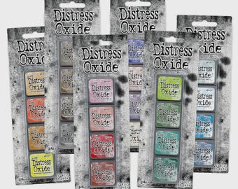Tim Holtz Distress Mini Oxide Pad 6pc Kit 7-12
