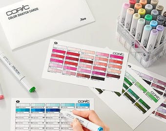 COPIC Color Swatch Cards