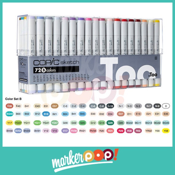 Copic Sketch Marker Set 72 Set
