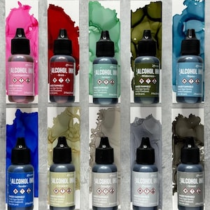 Encre à alcool Tim Holtz 0,5 oz 2024 NOUVELLE collection 10 couleurs