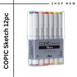 COPIC Sketch Set 12pz 24pz 36pz 72pz Colori assortiti - Rivenditore autorizzato negli Stati Uniti