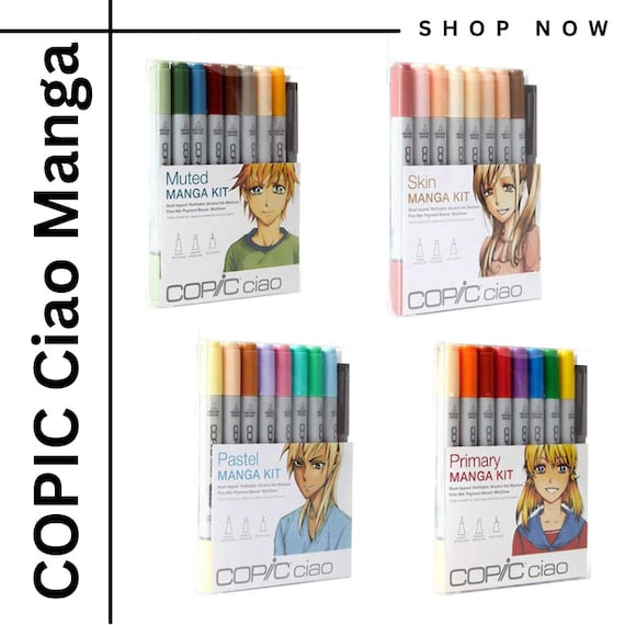 Copic Ciao Marker Set 8 Manga Set - Etsy